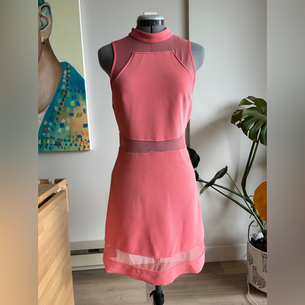 Pink Topshop Skater Tennis Dress